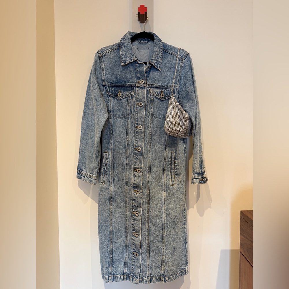 Denim Longline Jacket
